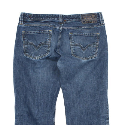 Mens Larkee Jeans Regular Straight Distressed