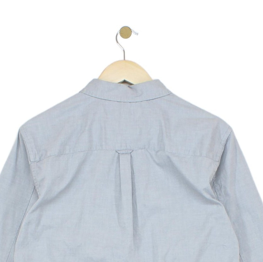 Mens Shirt Slim Fit Long Sleeve Button Up