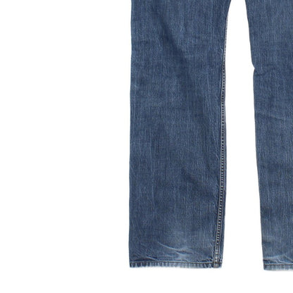 Mens Larkee Jeans Regular Straight Distressed