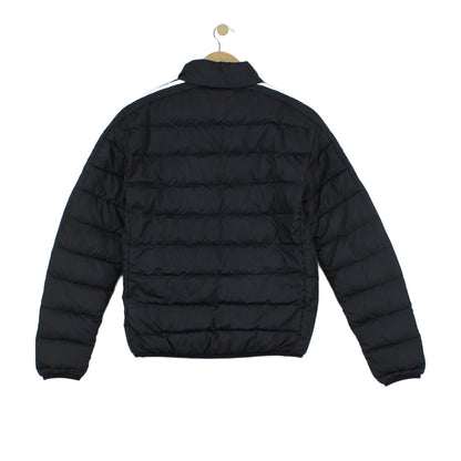 Mens Quilted Jacket Down Filled 3 Stripes