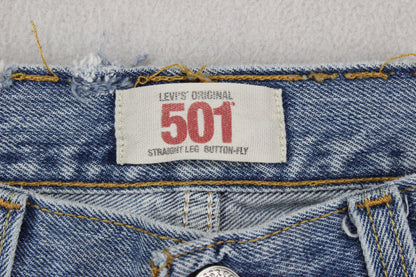 Womens Denim Shorts  Frayed Distressing