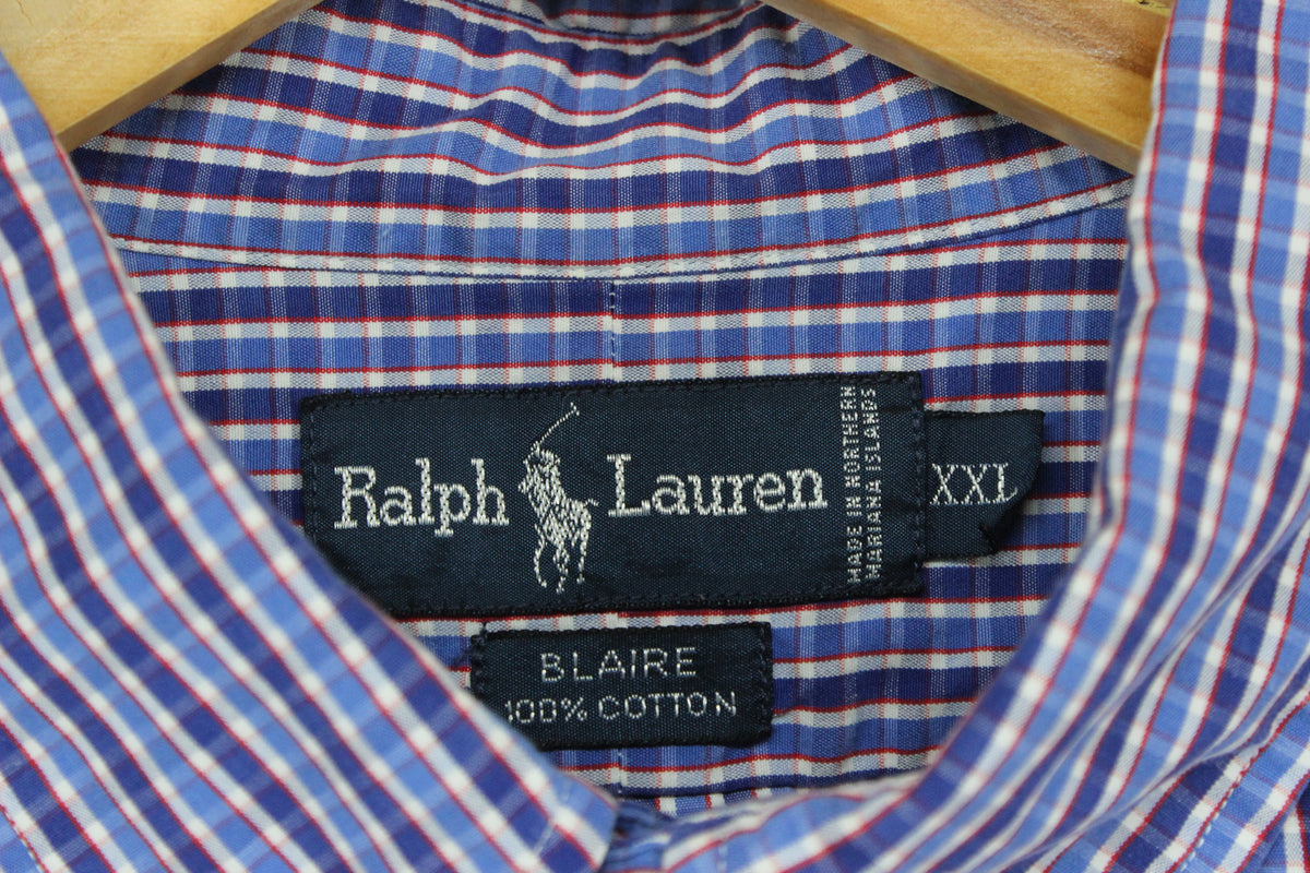 Mens Plaid Shirt Long Sleeve Oversized