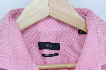 Mens Shirt Long Sleeve Button Up Regular Fit
