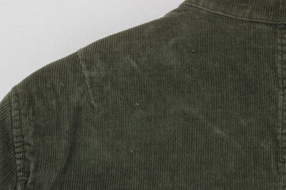 Mens Military Jacket Corduroy Slim Fit
