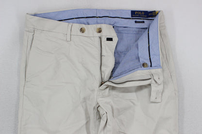 Mens Chino Trousers Zip Fly Slim Stretch