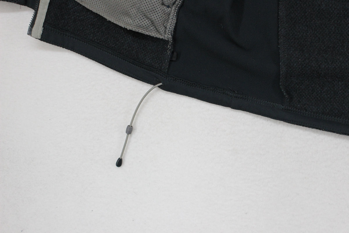 Mens Fleece Jacket Hooded Full Zip Outdoor Lightweight