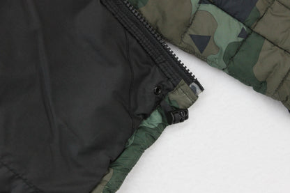 Mens Quilted Jacket Camo Lightweight Outdoor