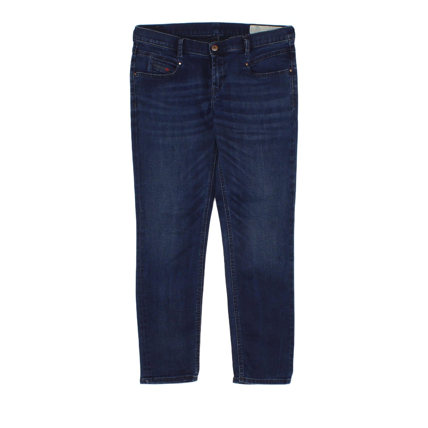 Womens Belthy Jeans Denim Slim Straight Low Waist