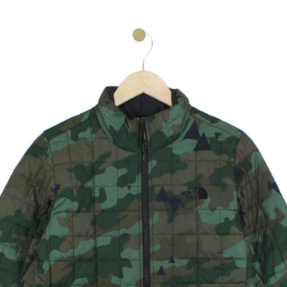 Mens Quilted Jacket Camo Lightweight Outdoor