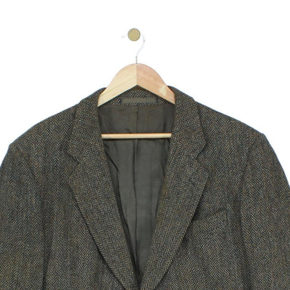 Mens Harris Tweed Blazer Uk Made Formal Wool