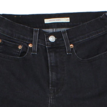 Womens Denim Shorts High Rise Summer Stretch
