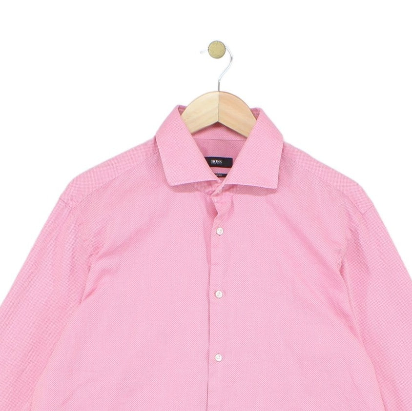 Mens Shirt Long Sleeve Button Up Regular Fit