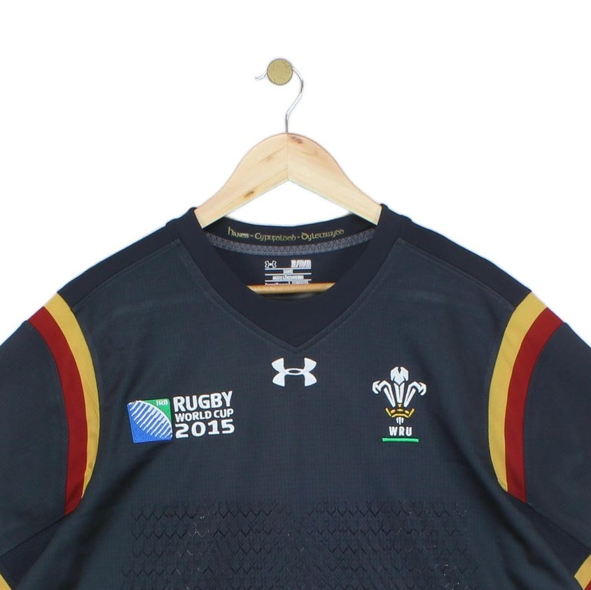 Mens Wales 2015 Rugby Jersey Away T-Shirt