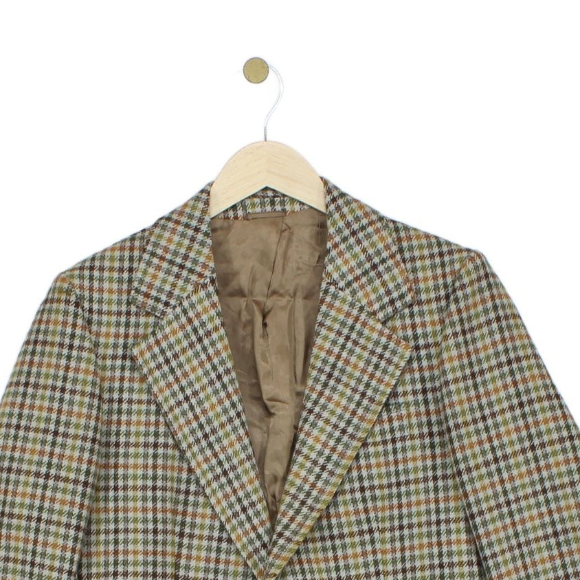 Mens Tweed Blazer Uk Made Tailored