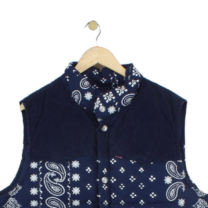 Mens Down Bodywarmer Pattern Sleeveless Outdoor