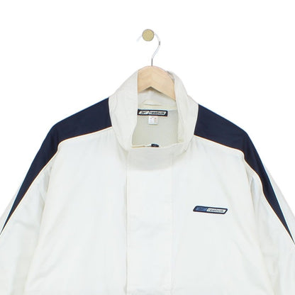 Mens Windbreaker Jacket 1/4 Zip Retro