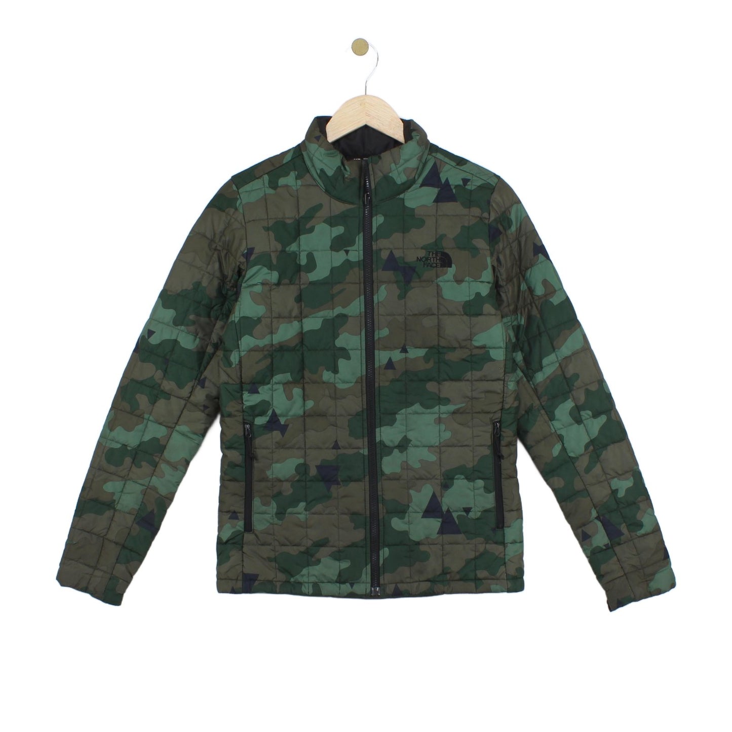 Mens Quilted Jacket Camo Lightweight Outdoor