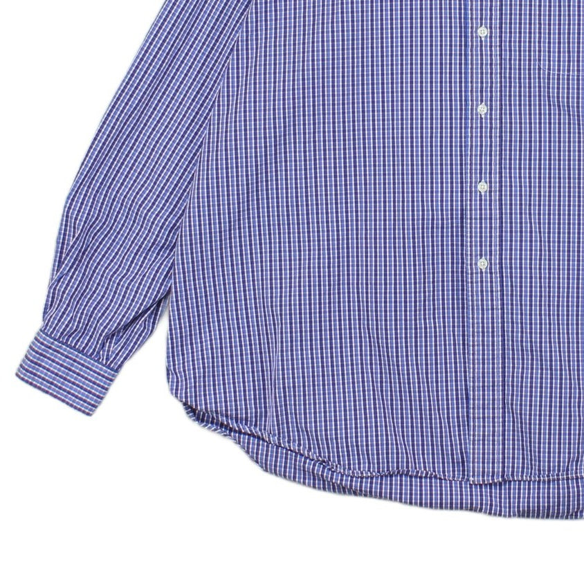 Mens Plaid Shirt Long Sleeve Oversized