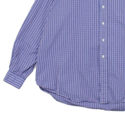 Mens Plaid Shirt Long Sleeve Oversized