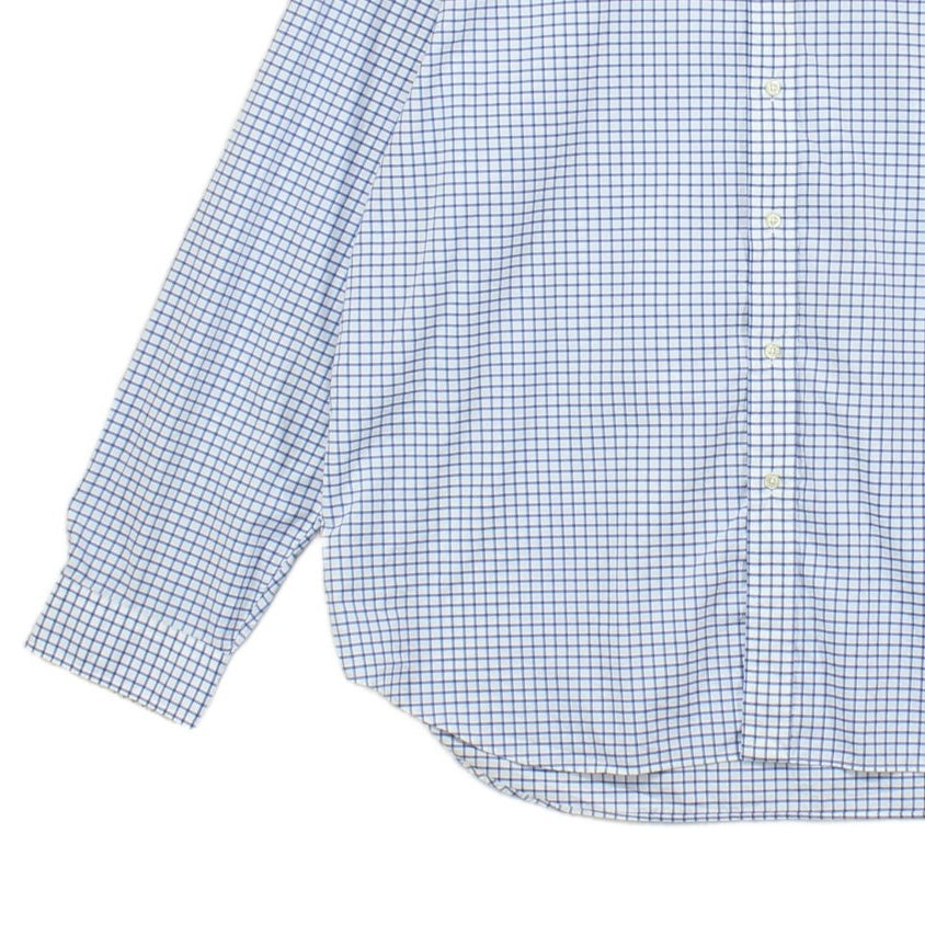 Mens Check Shirt Classic Fit Cotton