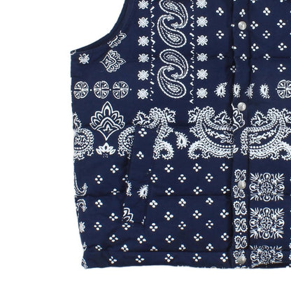 Mens Down Bodywarmer Pattern Sleeveless Outdoor