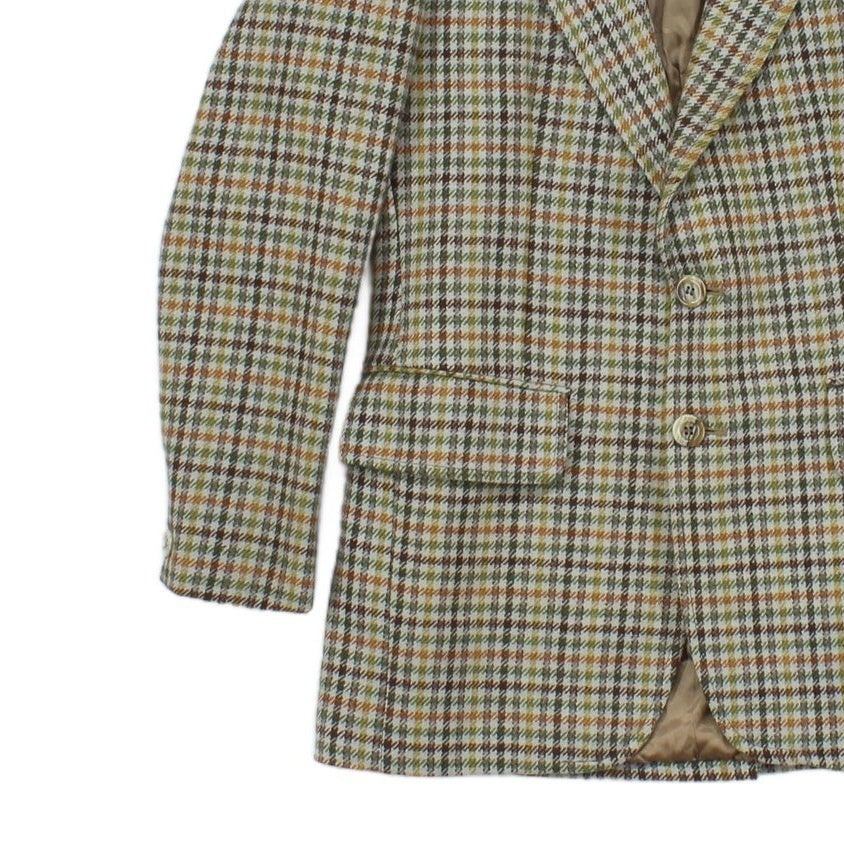 Mens Tweed Blazer Uk Made Tailored