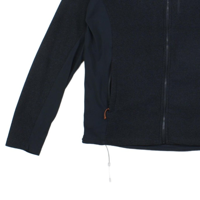 Mens Fleece Jacket Hooded Full Zip Outdoor Lightweight