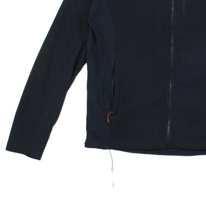Mens Fleece Jacket Hooded Full Zip Outdoor Lightweight