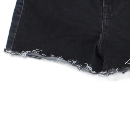 Womens Denim Shorts High Rise Summer Stretch