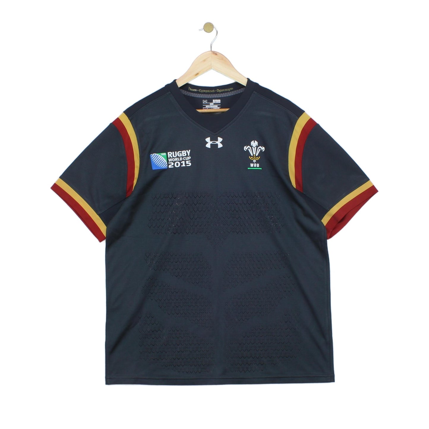 Mens Wales 2015 Rugby Jersey Away T-Shirt