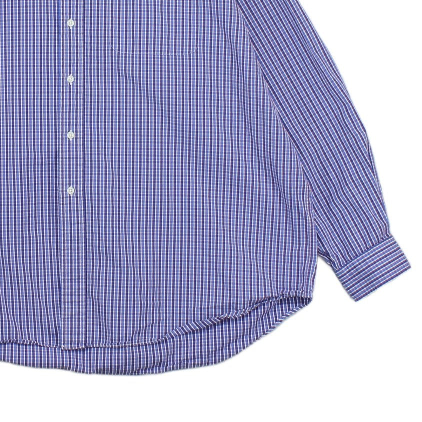 Mens Plaid Shirt Long Sleeve Oversized