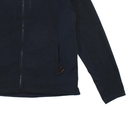 Mens Fleece Jacket Hooded Full Zip Outdoor Lightweight