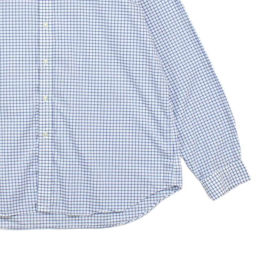 Mens Check Shirt Classic Fit Cotton