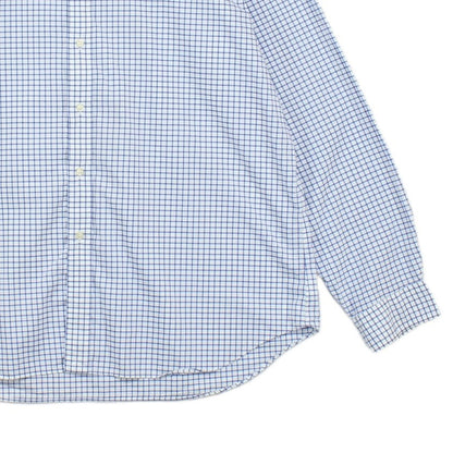 Mens Check Shirt Classic Fit Cotton