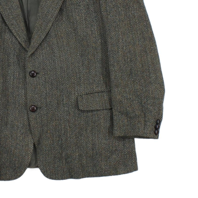 Mens Harris Tweed Blazer Uk Made Formal Wool