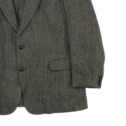 Mens Harris Tweed Blazer Uk Made Formal Wool
