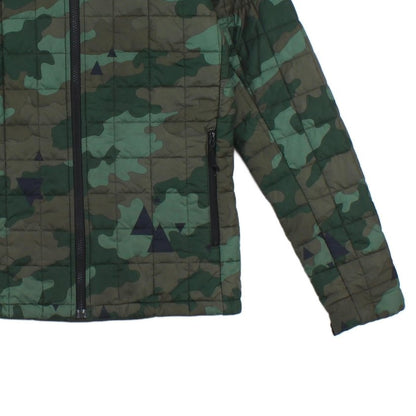 Mens Quilted Jacket Camo Lightweight Outdoor