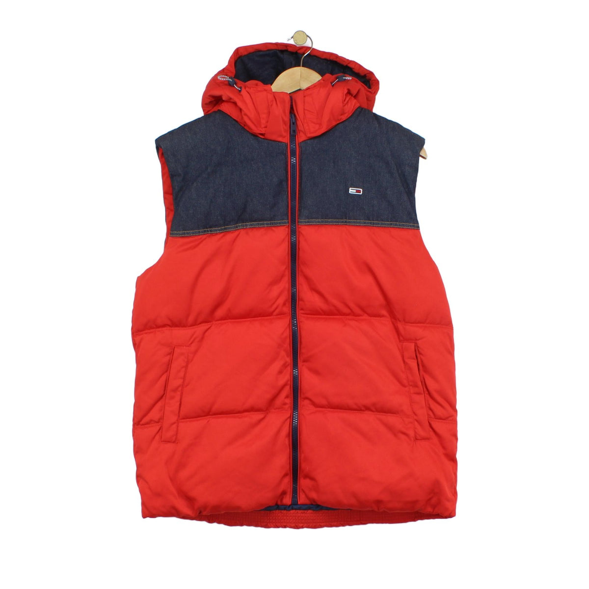 Mens Bodywarmer Hooded Insulated