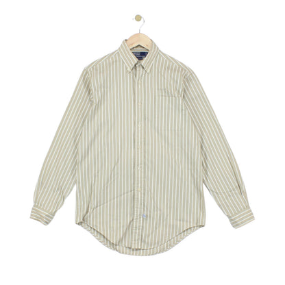 Mens Striped Shirt Long Sleeve Classic