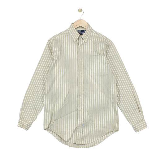 Mens Striped Shirt Long Sleeve Classic