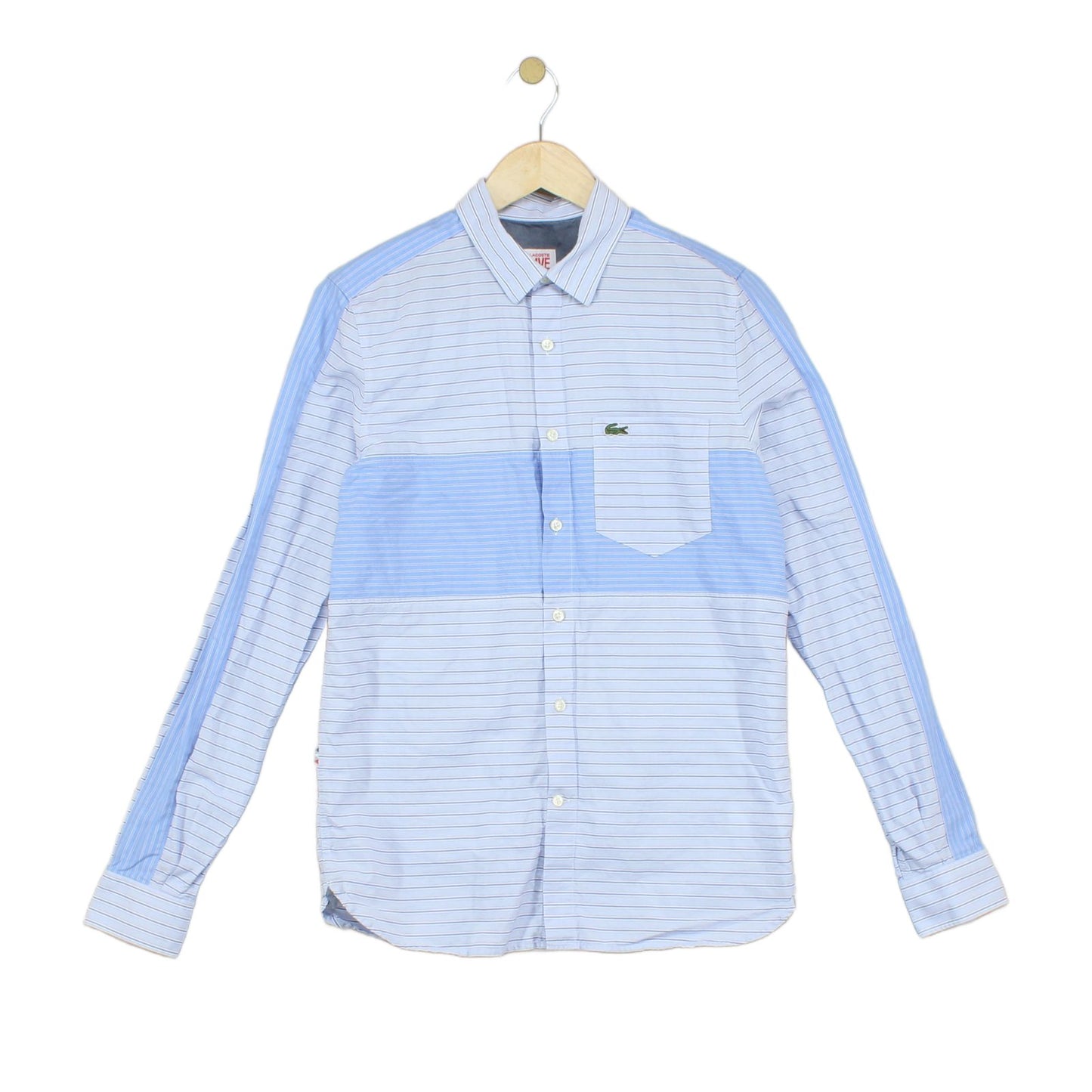 Mens Striped Shirt Long Sleeve Button Up