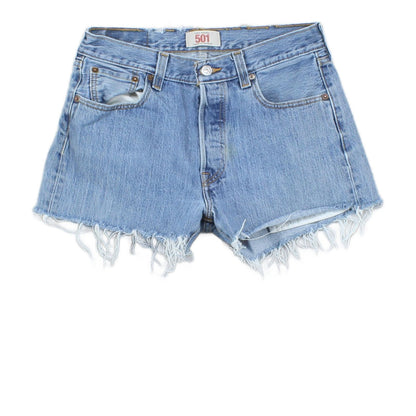 Womens Denim Shorts  Frayed Distressing