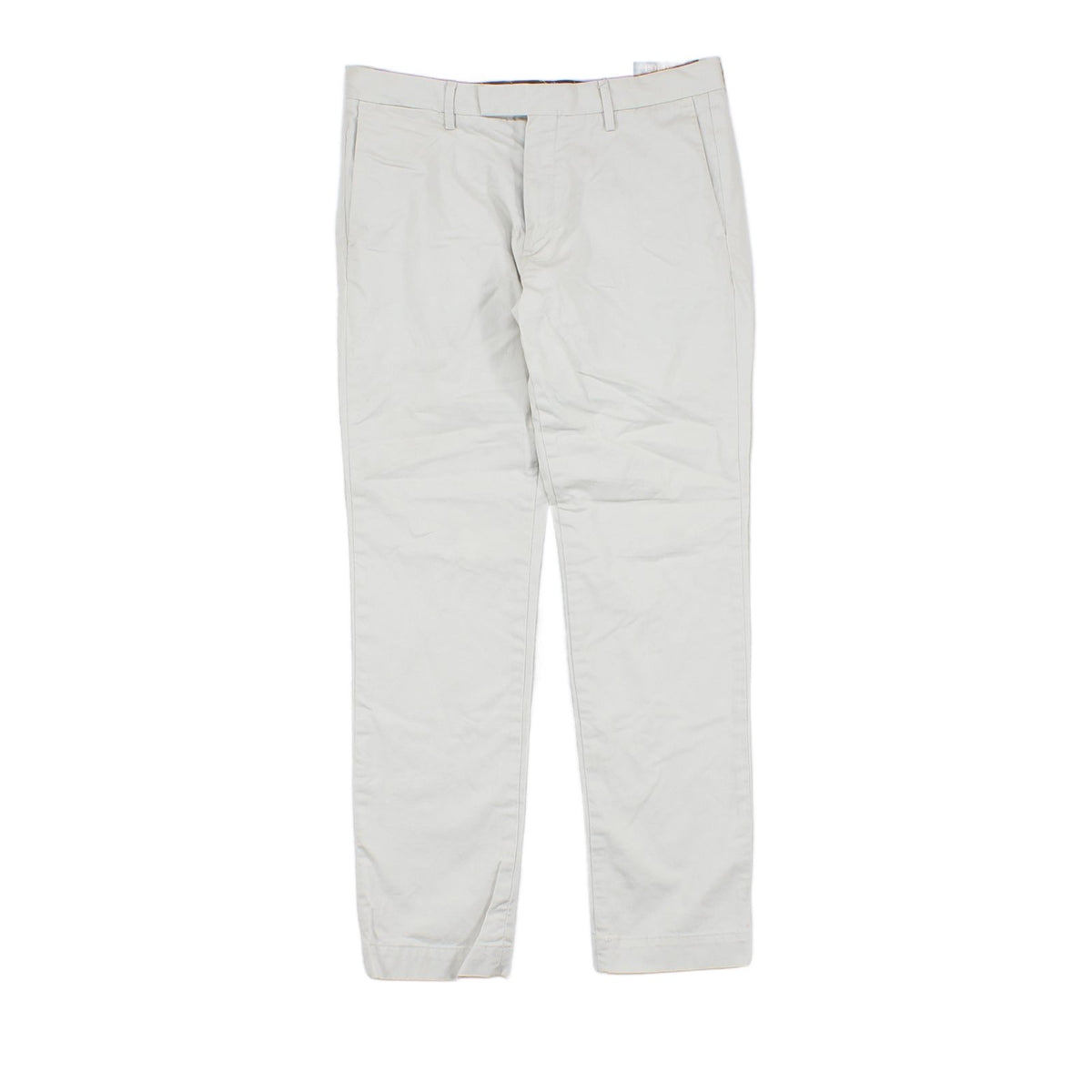 Mens Chino Trousers Zip Fly Slim Stretch
