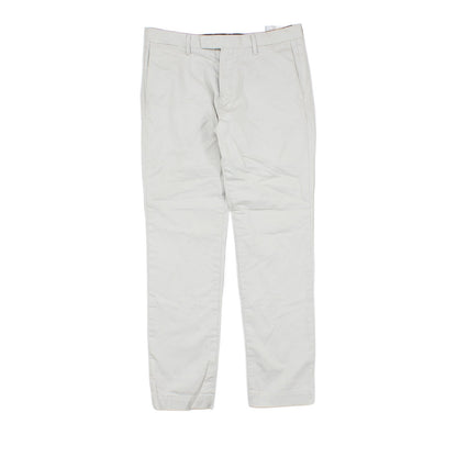 Mens Chino Trousers Zip Fly Slim Stretch