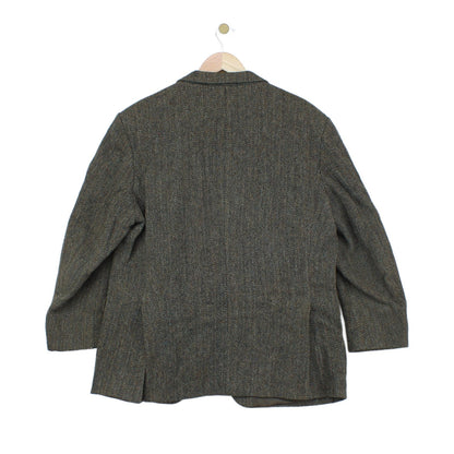 Mens Harris Tweed Blazer Uk Made Formal Wool
