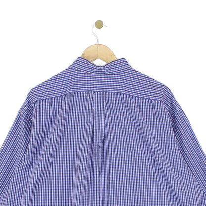 Mens Plaid Shirt Long Sleeve Oversized