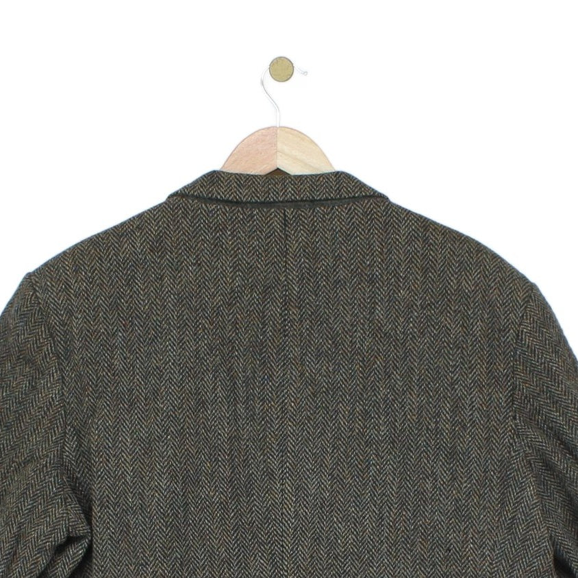 Mens Harris Tweed Blazer Uk Made Formal Wool