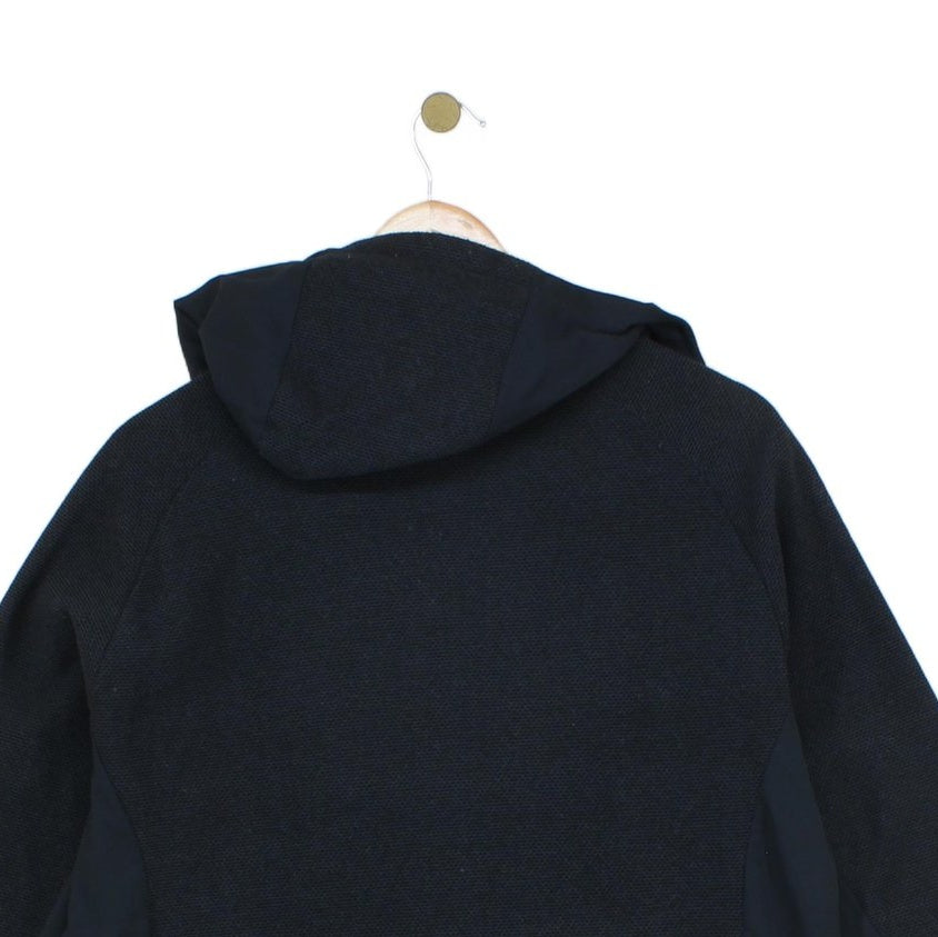 Mens Fleece Jacket Hooded Full Zip Outdoor Lightweight