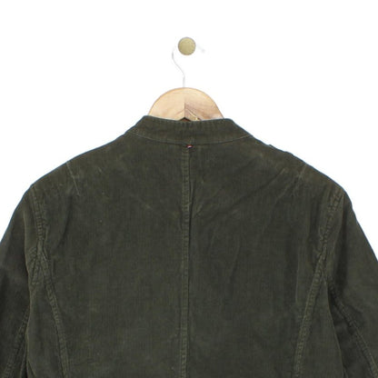 Mens Military Jacket Corduroy Slim Fit
