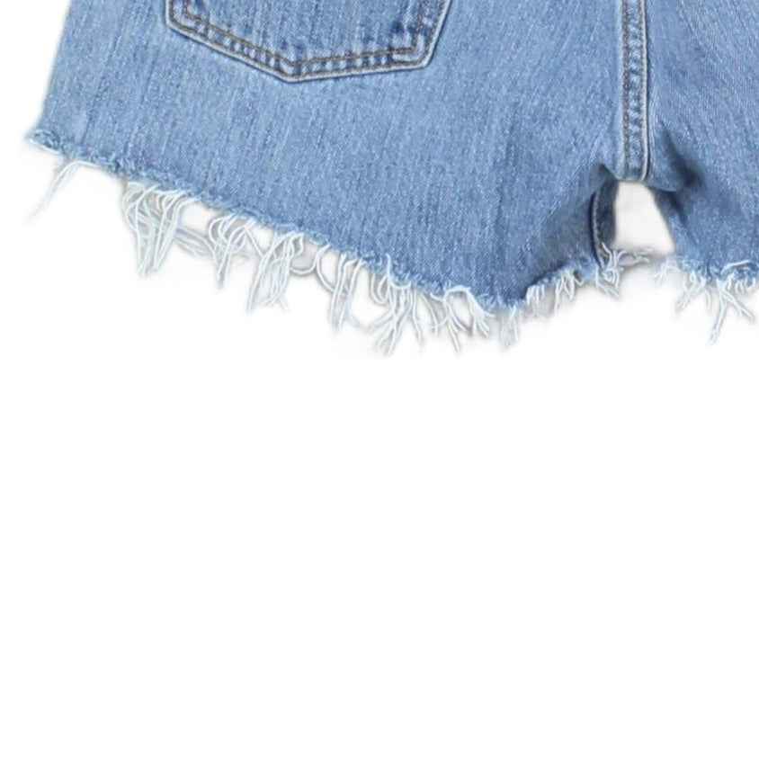 Womens Denim Shorts  Frayed Distressing